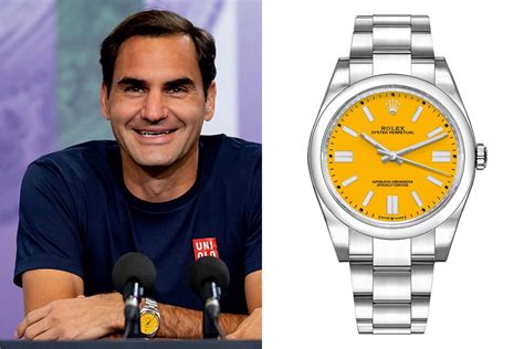 roger federer rolex gmt|roger federer watch collection.